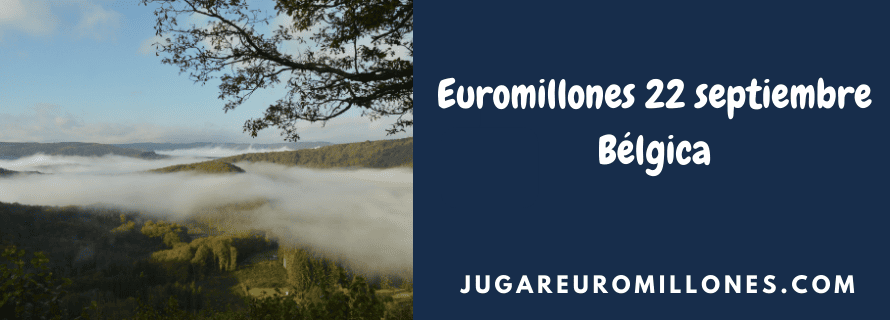 Euromillones 22 septiembre Bélgica